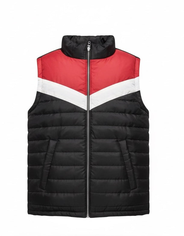 Men’s sleeve less puffer jacket Zara Black