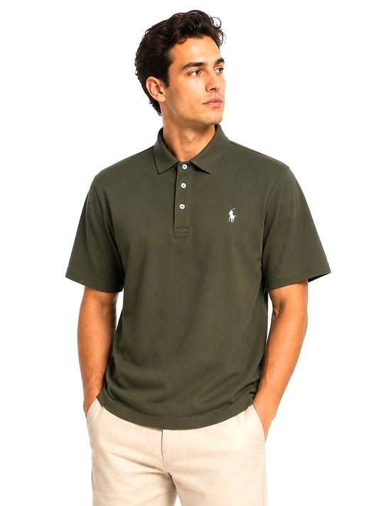 ZF 2piece Collar Polo RL OLIVE