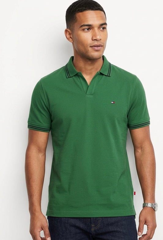 ZF Jonny Collar Tommy Bottle Green
