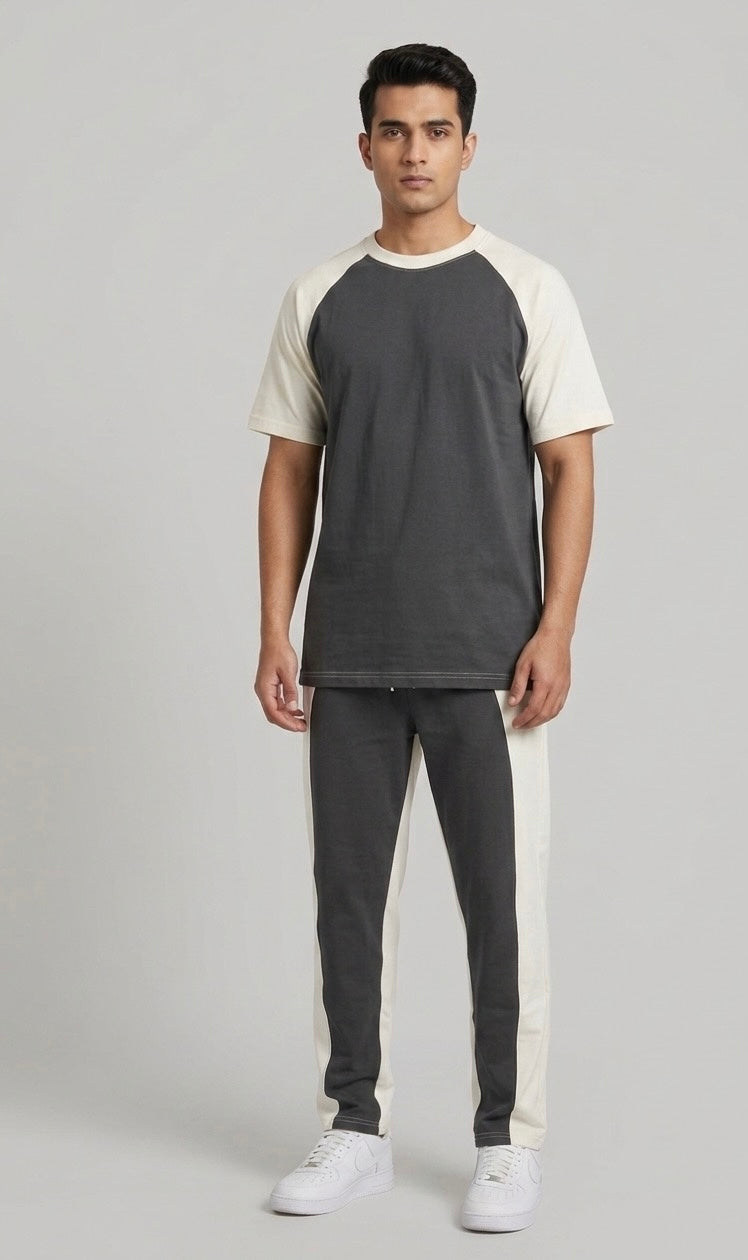 ZF Summer Premium Co-ord Set Grey/Skin