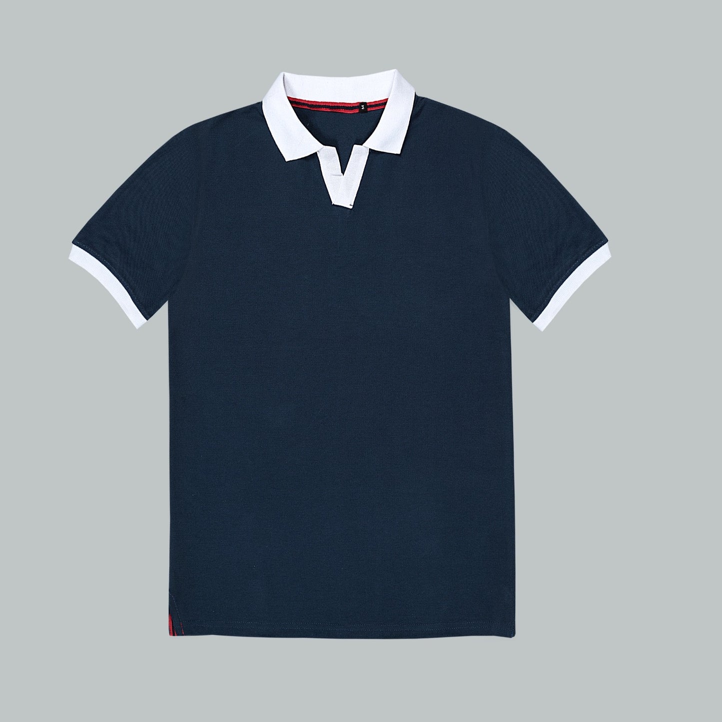 OLD MONEY DARK GRAY POLO  SOFT COTTON (00021-ZF)