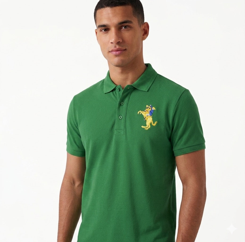 GREEN RL POLO  SOFT COTTON (00014-ZF)