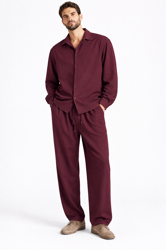 ZF Premium Co-ord set CLASSIC BURGANDY