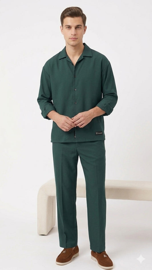 ZF Premium Co-ord set BOTTLE GREEN