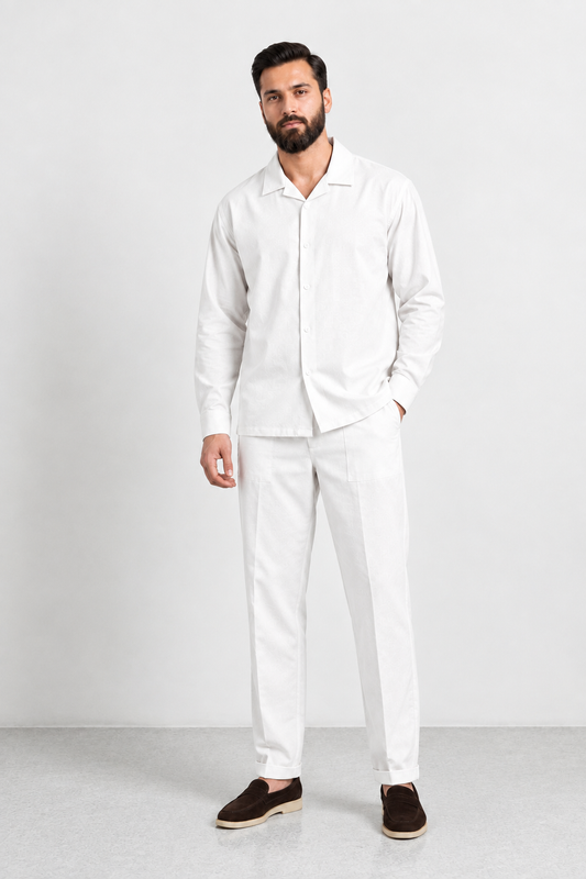 ZF Premium Co-ord set CLASSIC WHITE