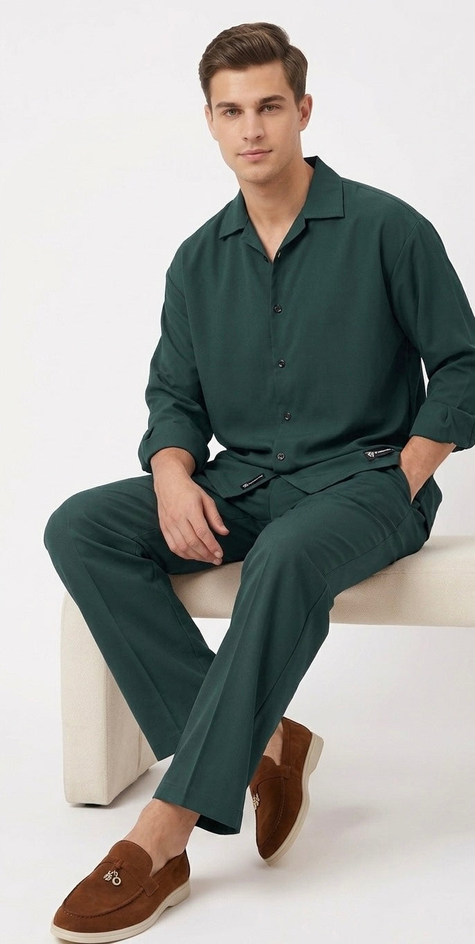 ZF Premium Co-ord set BOTTLE GREEN