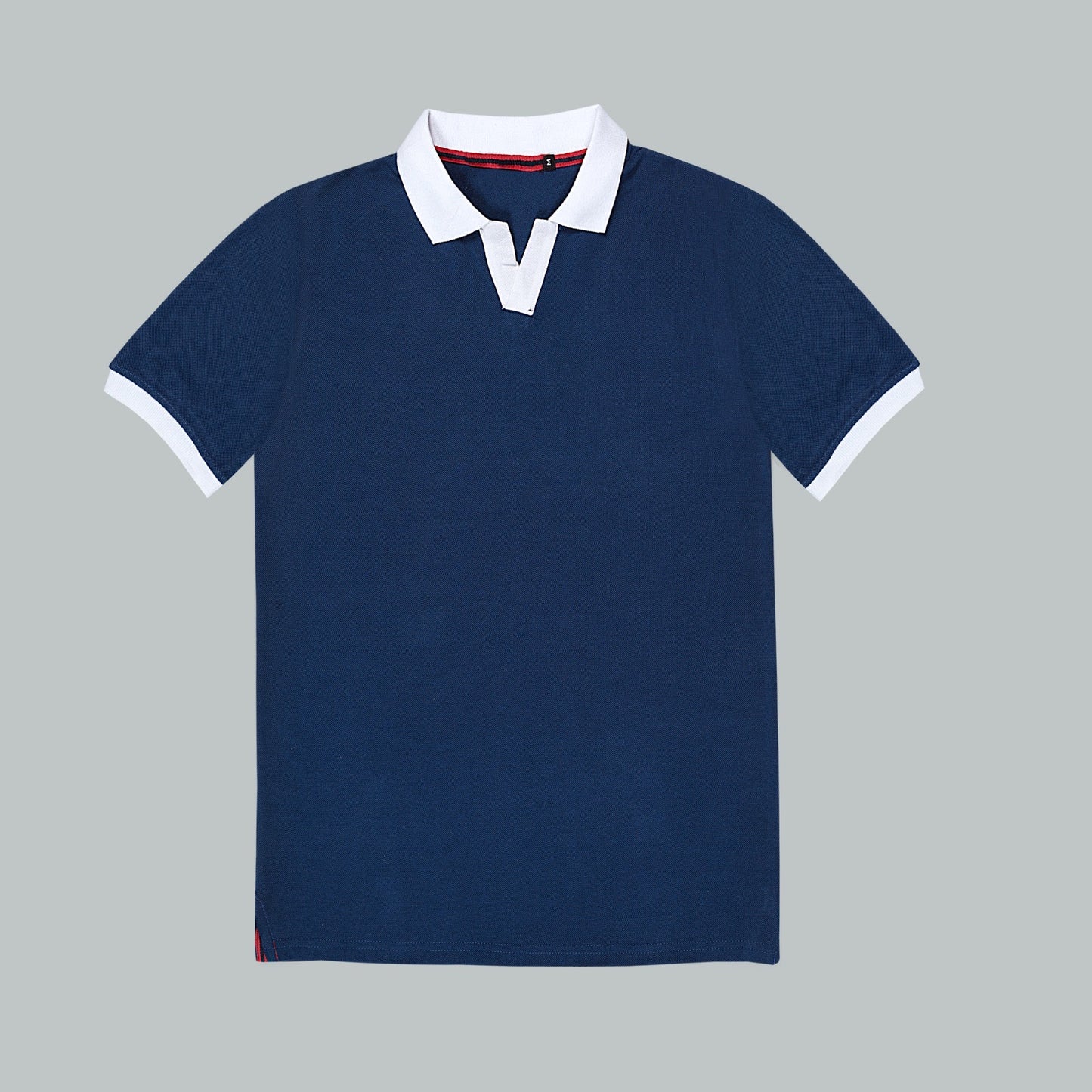OLD MONEY NAVY POLO  SOFT COTTON (00021-ZF)
