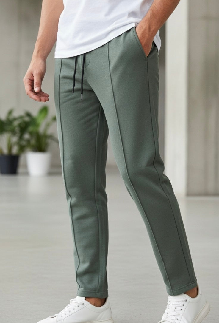 ZF COTTON FLEECE TROUSER MINT GREEN