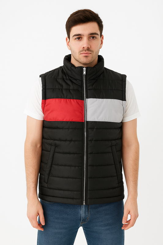 Men’s sleeve less puffer jacket Tommy black