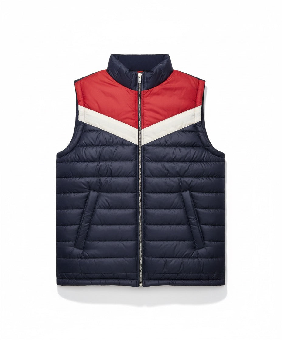 Men’s sleeve less puffer jacket Zara Blue